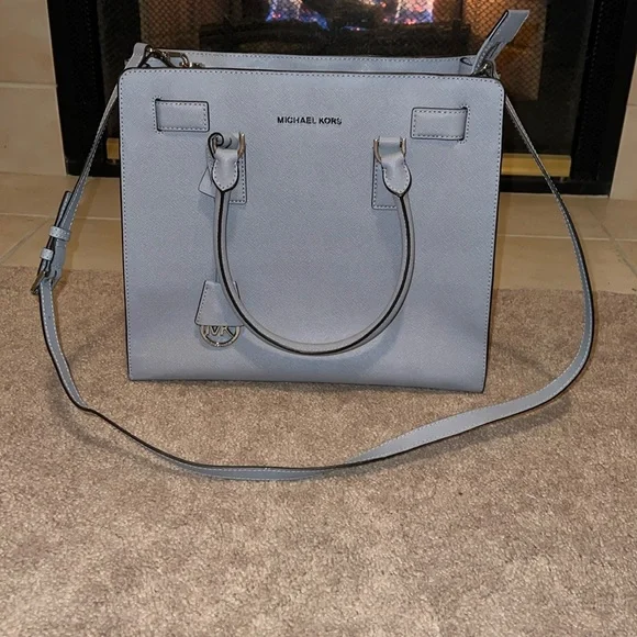 Michael Kors Dillon Large Saffiano Leather Satchel - Picture 11 of 12